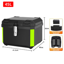 45L Motorcycle Top Case – Large Capacity Waterproof Rear Trunk for Scooter, E-Bike & Motorcycle