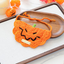 Pet Accessory Halloween Gold Label Knit Bandana Cat Dog Bib Ghost Festival.