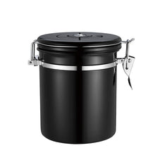 304 Stainless Steel Sealed Jar Coffee Bean Storage.