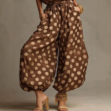 New  Polka Dot Halter Neck Women's Summer Bohemian Vacation Casual Beach Loose Wide-leg Jumpsuit