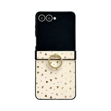 Samsung Galaxy Z Flip Case with Ring – Cute Star & Heart Protective Cover