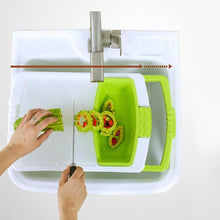 Kitchen Sink Organizer Rack – 2-in-1 Drainage Shelf for Cutting Boards & Fruit