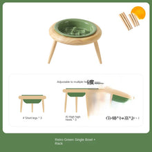 Ceramic Slow Feeding Elevated Cat Bowl Neck Support.