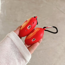 Cartoon 3D Fire Devil AirPods Case – Soft Silicone Protective Cover