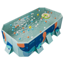 Large Foldable Family Swimming Pool – Non-Inflatable Above Ground Pool for Adults & Kids