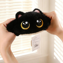 Cute Plush Cat Squishy Emotional Companion Stress Relief Soothing Super Soft Down Cotton Round-Eyed Cat Stackable Toy