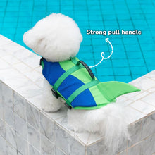 Dog Life Jacket Adjustable Pet Swim Vest - (Tail Design)