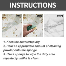 Stone Cleaning Powder, Household Kitchen Countertop Marble Tile Stain.