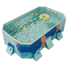 Large Foldable Family Swimming Pool – Non-Inflatable Above Ground Pool for Adults & Kids