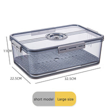 Refrigerator Storage Box Plastic Kitchen Sorting.