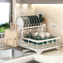 Adjustable Stainless Steel Dish Drying Rack – Kitchen Countertop Organizer