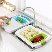 Kitchen Sink Organizer Rack – 2-in-1 Drainage Shelf for Cutting Boards & Fruit