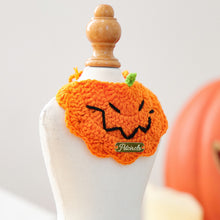 Pet Accessory Halloween Gold Label Knit Bandana Cat Dog Bib Ghost Festival.