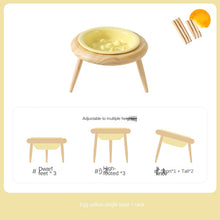 Ceramic Slow Feeding Elevated Cat Bowl Neck Support.