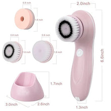 Electric Facial Cleansing & Beauty Massager 7-in-1 – Facial Brush, Exfoliator & Skin Care Device
