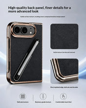Executive iPhone 18 Fold Case – Built-In Screen Protector, Magnetic Stand & Touch Pen