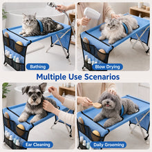 Foldable Pet Grooming Hammock – Dog & Cat Bathing, Nail Trimming & Grooming Stand