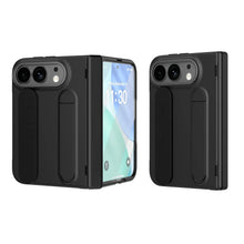 Phone Strap Holder Kickstand Glass Film Case for Iphone Duo 18 Fold Shockproof Phone Accessories Covers