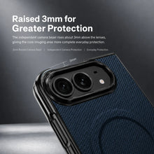 Magnetic Carbon Fiber Patterned Phone Case For iPhone DuoiPhone 18 Fold For Magsafe With Screen Glass Lens Protector Cover