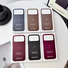 Original For iPhone 18 Pro 18 Pro Max Technology Woven Pattern Logo Case Built-in Magnetic Magsafe Matte Thin Cover with Box