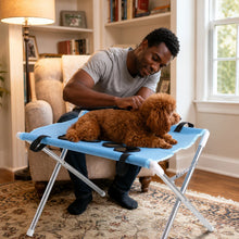 Foldable Pet Grooming Hammock – Dog & Cat Bathing, Nail Trimming & Grooming Stand