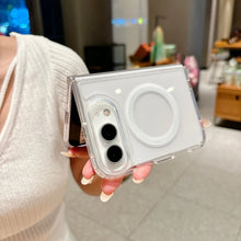 Luxury Transparent MagSafe Case for iPhone 18 Ultra & Fold – Slim Shockproof Magnetic PC Cover