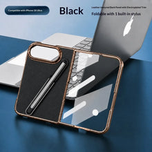 Executive iPhone 18 Fold Case – Built-In Screen Protector, Magnetic Stand & Touch Pen