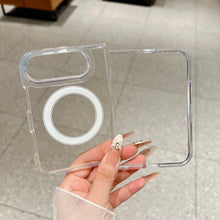 Luxury Transparent MagSafe Case for iPhone 18 Ultra & Fold – Slim Shockproof Magnetic PC Cover