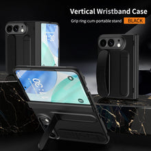 Phone Strap Holder Kickstand Glass Film Case for Iphone Duo 18 Fold Shockproof Phone Accessories Covers