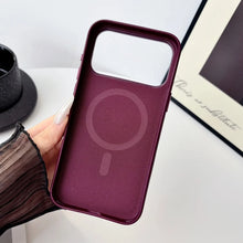 Original For iPhone 18 Pro 18 Pro Max Technology Woven Pattern Logo Case Built-in Magnetic Magsafe Matte Thin Cover with Box