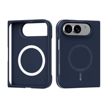Simple Magnetic Skin-Feel Liquid Silicone Phone Case‌ For iPhone Ultra iPhone 18 Fold Shockproof for Magsafe Flexible Slim Cover