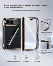 Executive iPhone 18 Fold Case – Built-In Screen Protector, Magnetic Stand & Touch Pen
