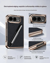 Executive iPhone 18 Fold Case – Built-In Screen Protector, Magnetic Stand & Touch Pen