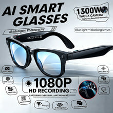 AI Smart Glasses with 13MP Camera – AI Translation, Photo Recognition, Bluetooth Calls & Music